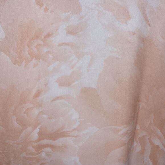 CALVIN KLEIN Dress Floral A-Line Sleeveless Sheer Overlay Womens 12 Pink White - Picture 3 of 8